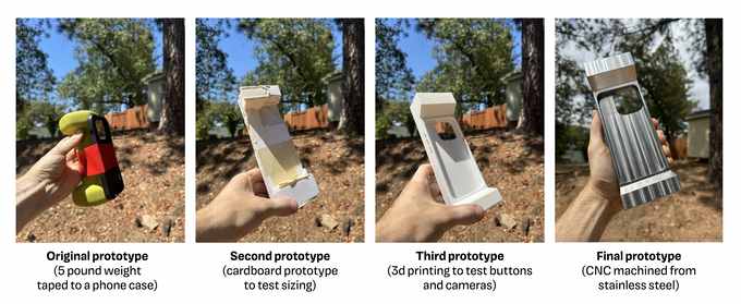 Ontwerpproces van dumbbell naar hoesje